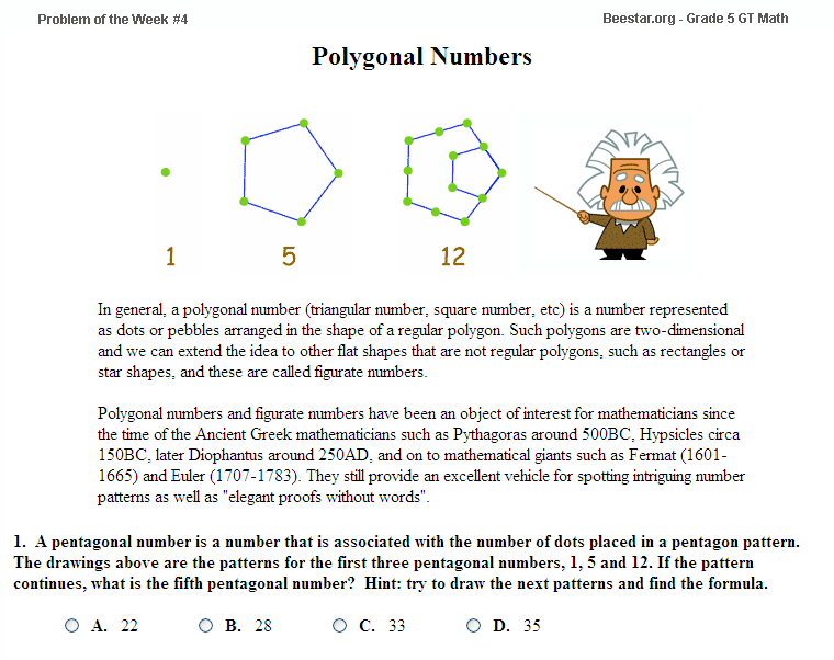 Problem of the week beestar