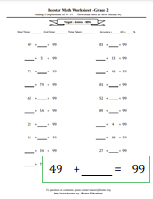 Second Grade Math Worksheets - Free & Printable | Beestar