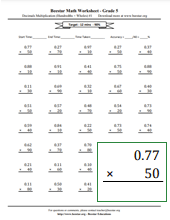 Fifth Grade Math Worksheets - Free & Printable | Beestar