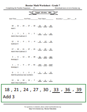 Seventh Grade Math Worksheets Free Printable Beestar