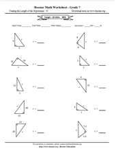 Seventh Grade Math Worksheets - Free & Printable | Beestar